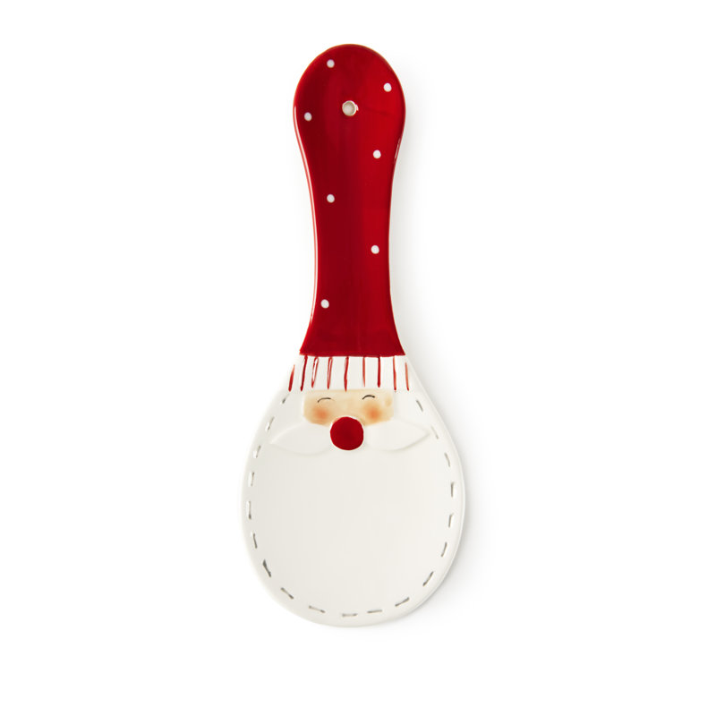 Snowman Ceramic / Porcelain Novelty Spoon Rest