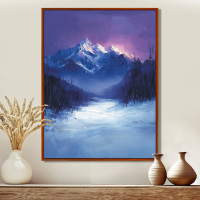 Gioanni Alaska Snow Capped Summit at Twilight II - Alaska, art mural