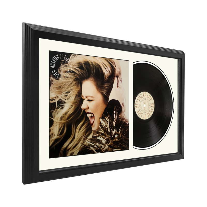 Disque vinyle encadré blanc Kelly Kelly Clarkson, Blanc