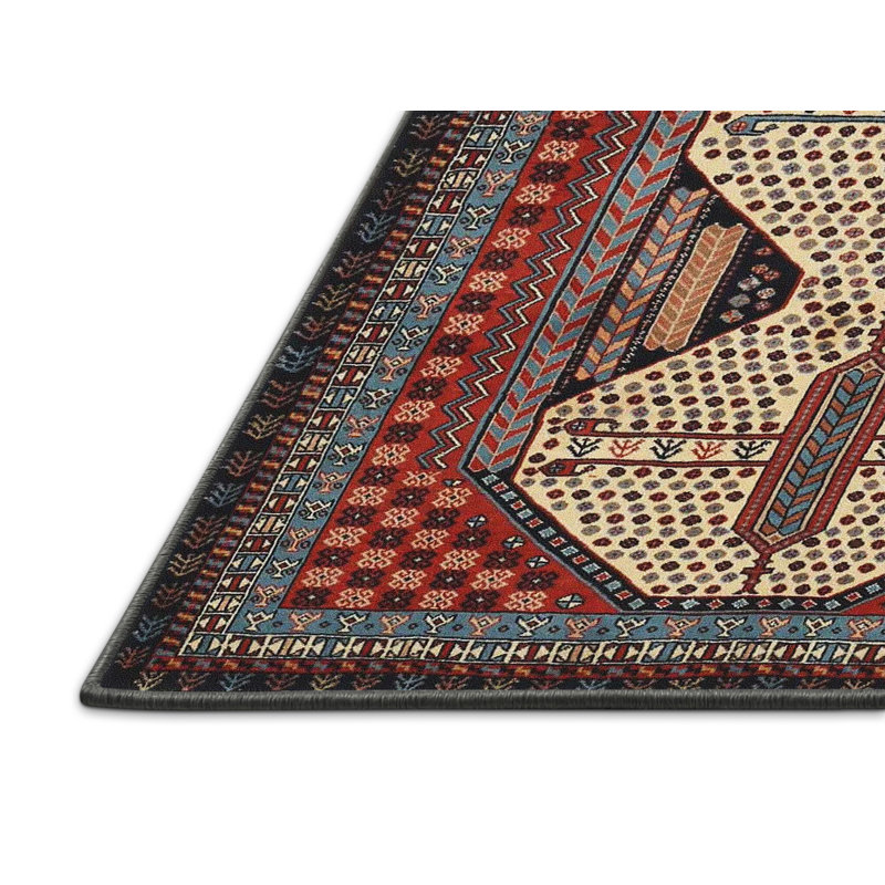 Oriental Indoor Rug, Rectangle 5' x 8'