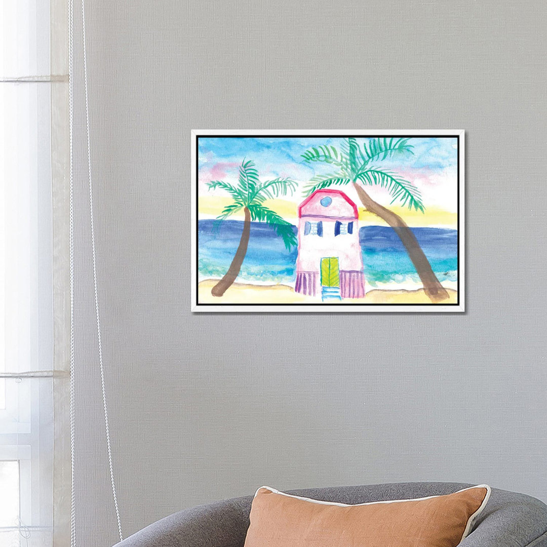 Emy's Tropical Beach House von Markus & Martina Bleichner - Gallery-Wrapped Canvas Giclée on Canvas