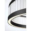 Empra, Chandelier, 30", Matte Black, Clear Crystal-1190981646