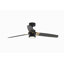 Ventilateur de plafond intérieur Amped de 52 pouces avec ensemble de lumières DEL - Nickel brossé avec pales en nickel brossé-70933463