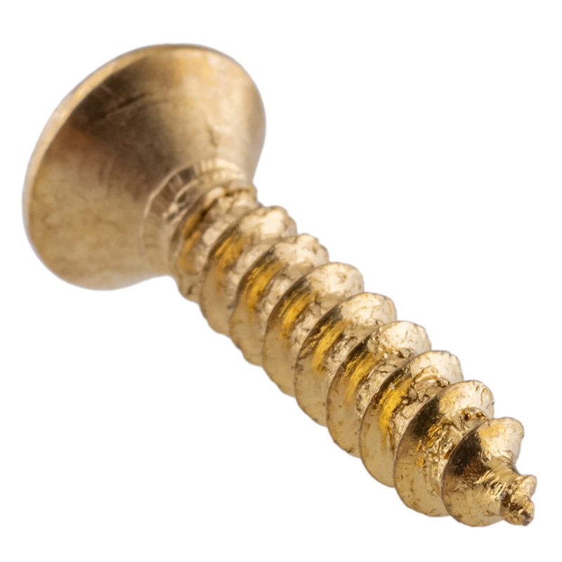 Vis à bois cruciforme laiton
