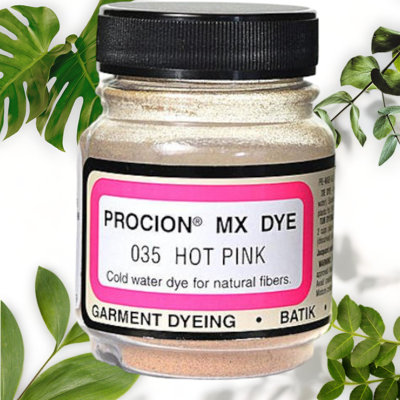 Hot Pink Procion MX Dye 33oz for Fabric Coloring