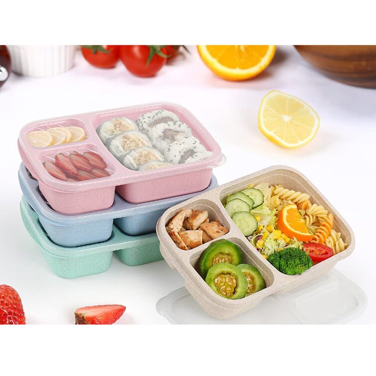 Eco-friendly Lunch Box,easter Wheat Straw Beige Bento Box