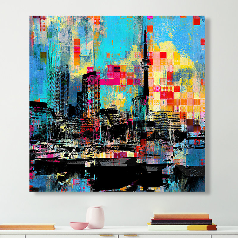 " Toronto Harbour 4 ", 24" H x 24" W x 1" D