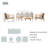5 Piece Sofa Seating Group With Cushions