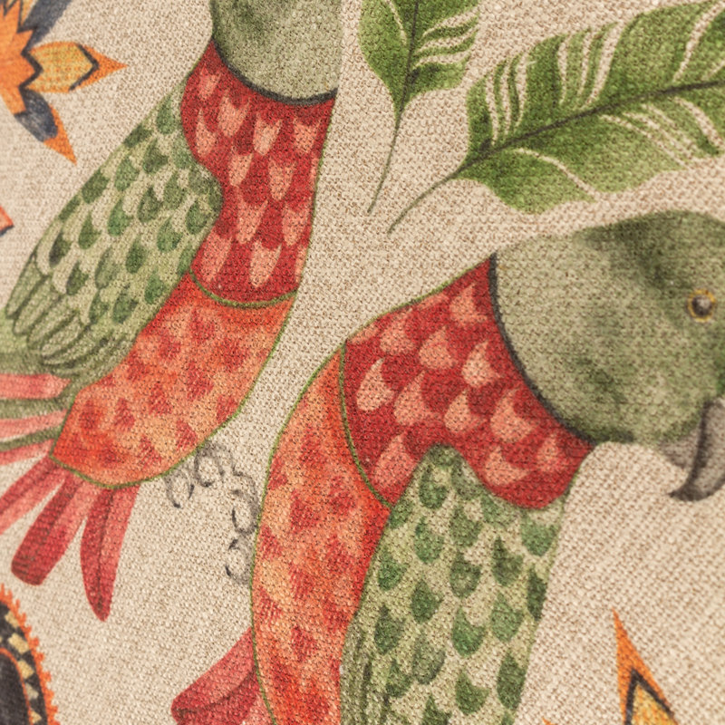 Akamba Floral Cream Square Cushion