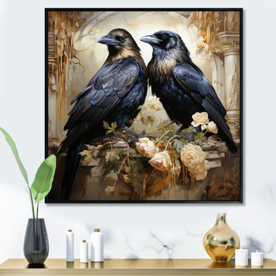 " Crow Golden Elegance "