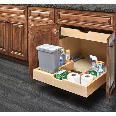Rev-A-Shelf Wood Vanity Sink Cabinet Pull Out Organizer & Reviews | Wayfair