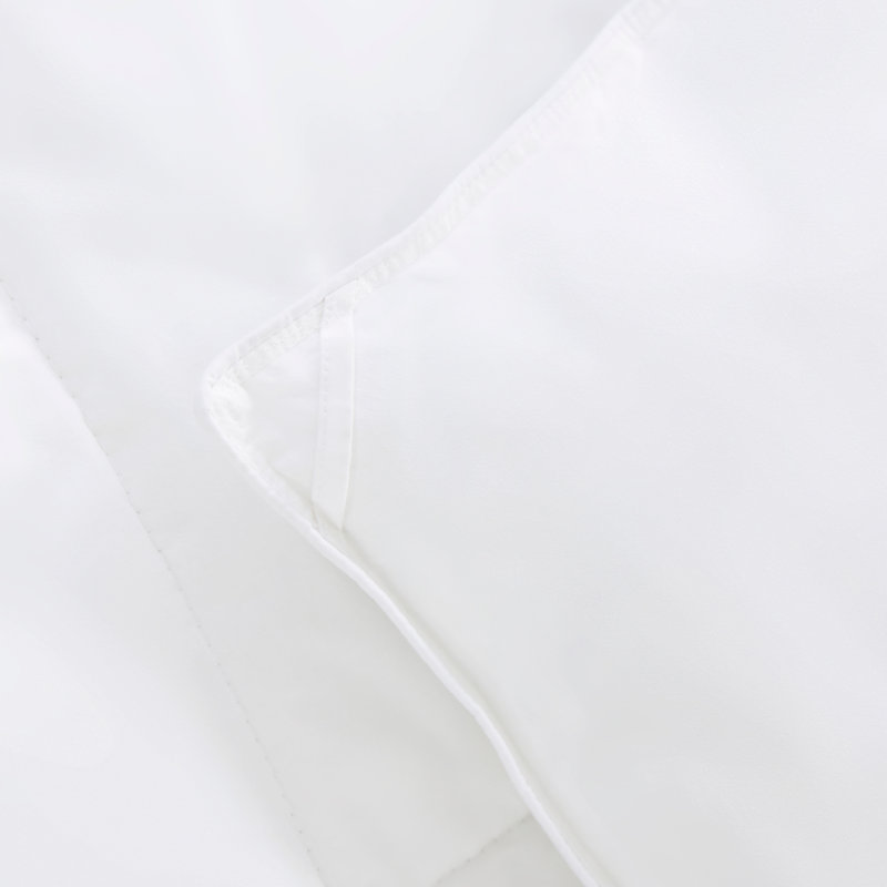 100% Cotton Down Alternative Comforter/Duvet Insert - Vintage Washed and Brushed Cotton Shell, Queen