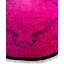 Tapis rose unique en laine 8 pi 1 po x 8 pi 1 po Huckstep