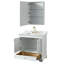 Ensemble de meuble-lavabo simple 36 "avec miroir Deborah-97696940-97696942-97718516