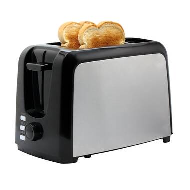 Continental Professional Series 2-Slice Stainless Steel Wide Slot Toaster  PS77411 - The Home Depot