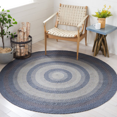 Braided Cotton Striped Rug