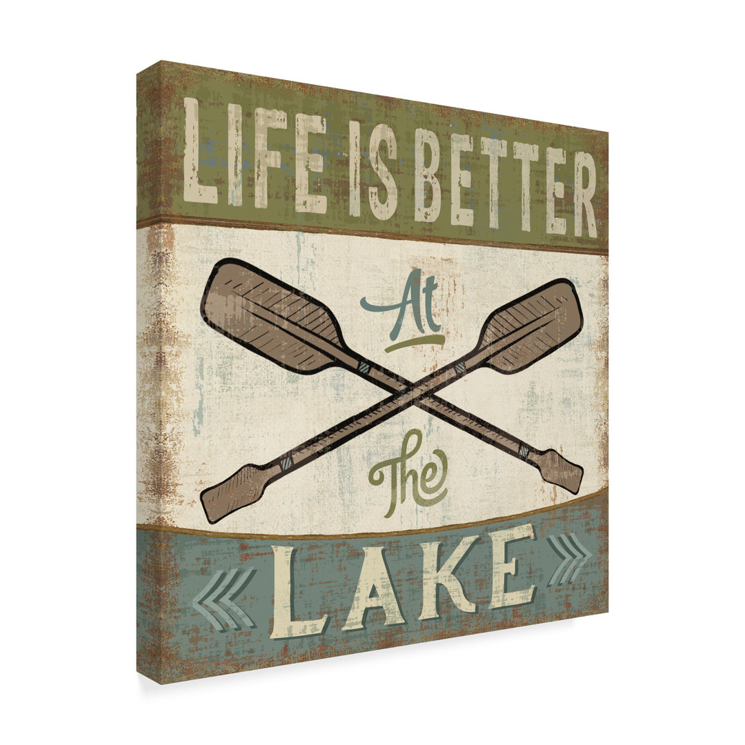 " By The Lake I Better At The Lake " by Pela Studio Millwood Pines 