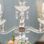 Bougeoir en cristal 3 branches
