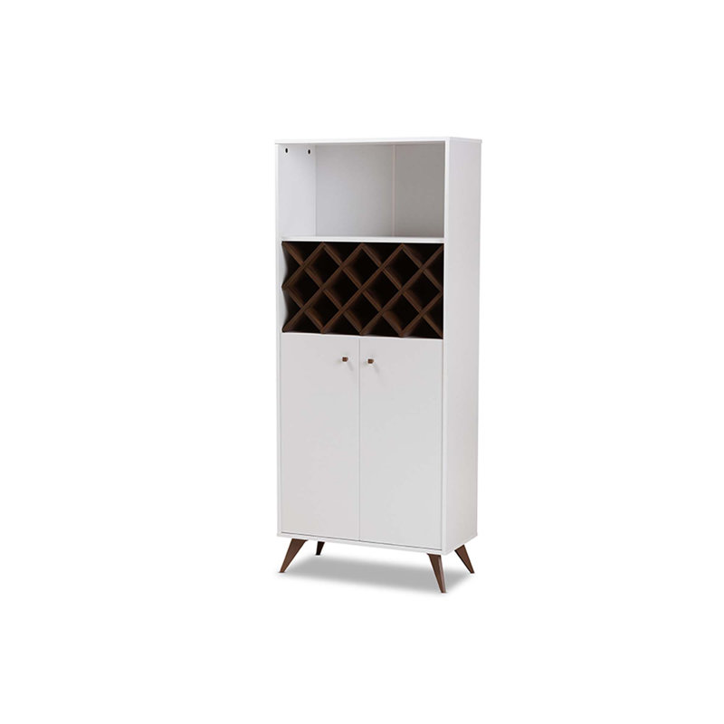 Armoire à vin 10 bouteilles Dublin, Blanc