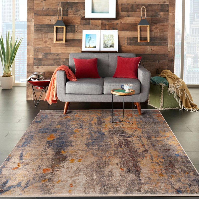 Haberfield Abstract Indoor Rug, Rectangle 9' x 12'