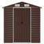 Brityn Garden Shed 191x640x198 cm Galvanised Steel-412168997