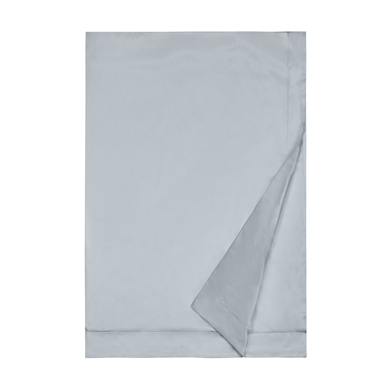 Mulberry Silk Duvet Cover, California King Duvet Cover, Frost Blue