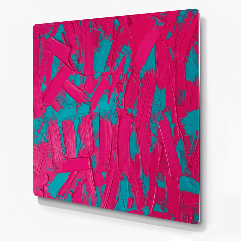 Art mural en métal Neo Expressionism 84, H 32 po x l 32 po