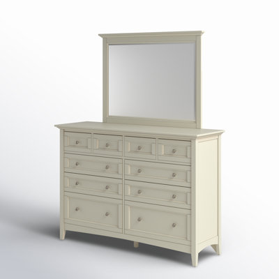 Commode 10 tiroirs avec miroir Hartman