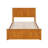 Francoise Solid Wood Low Profile Platform Bed with Matching Footboard-634266281-634266280