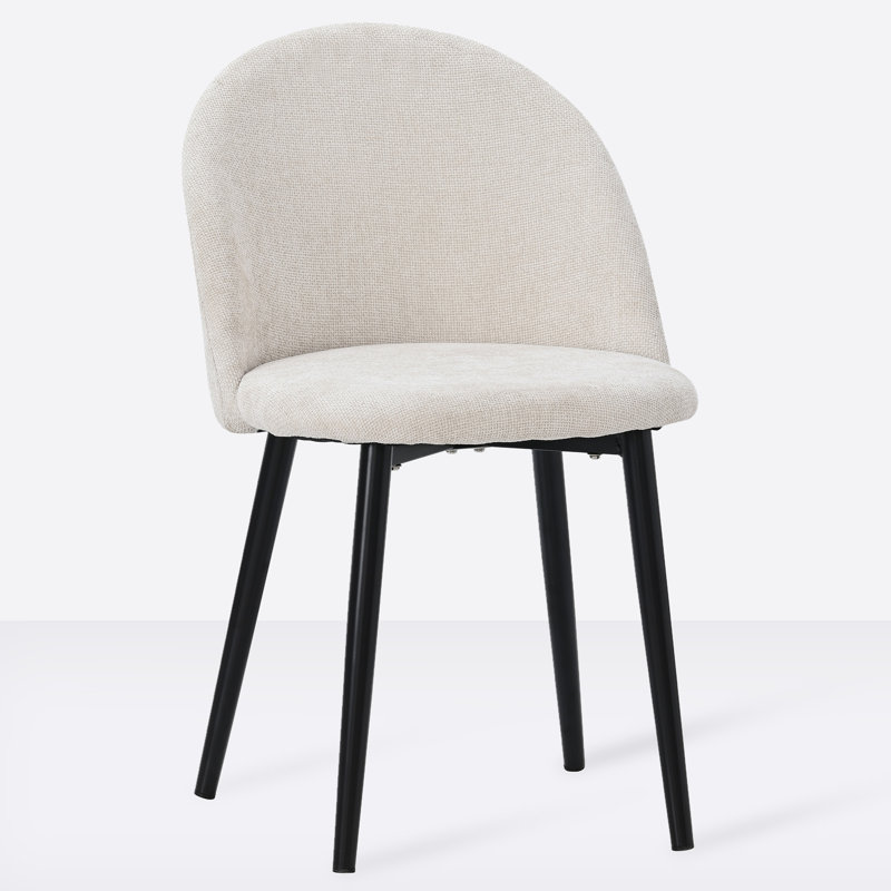 Keason Fabric Side Chair, Beige