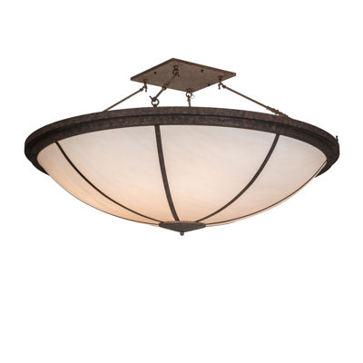 Commerce 8 - Light Semi Flush Mount