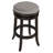 Hedd Swivel Upholstered Counter Stool with Solid Wood Frame-379671638