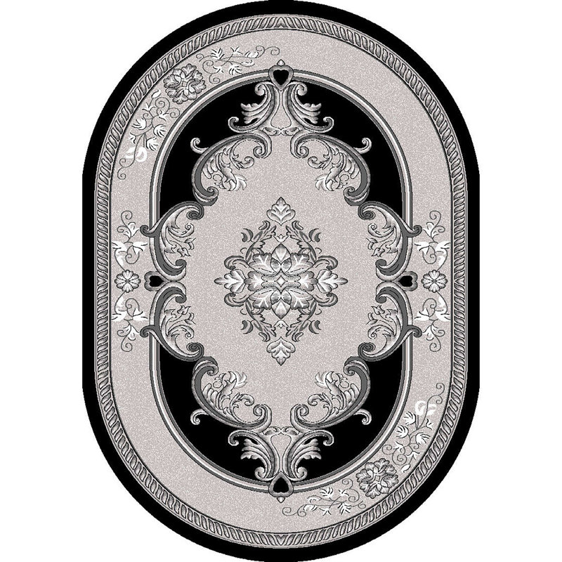 Ramsel Oriental Indoor Rug, Oval 6'6" x 9'2"