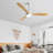 Low Profile 52 Inch Integrated LED Ceiling Fan With Light Kit And Remote Control For Living Room-2025009124-2025009126