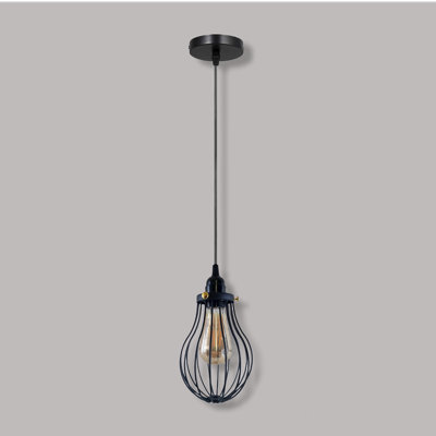Manzer 1 - Light Black Geometric Pendant