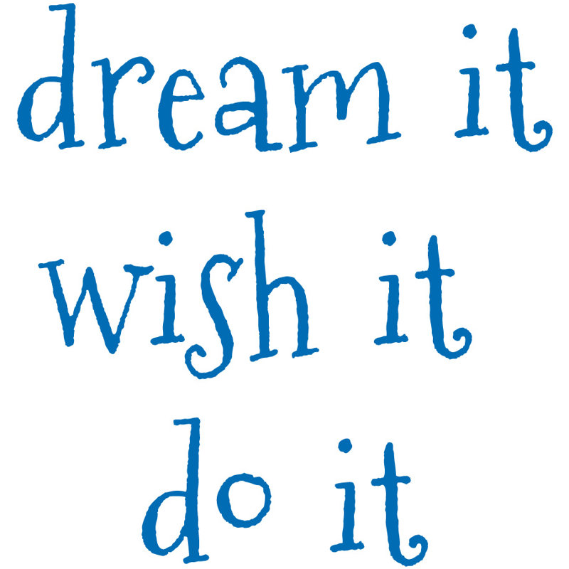 Text & Numbers Non-Wall Damaging Wall Decal, 25" H x 24" W x 0.01" D, Azure Blue