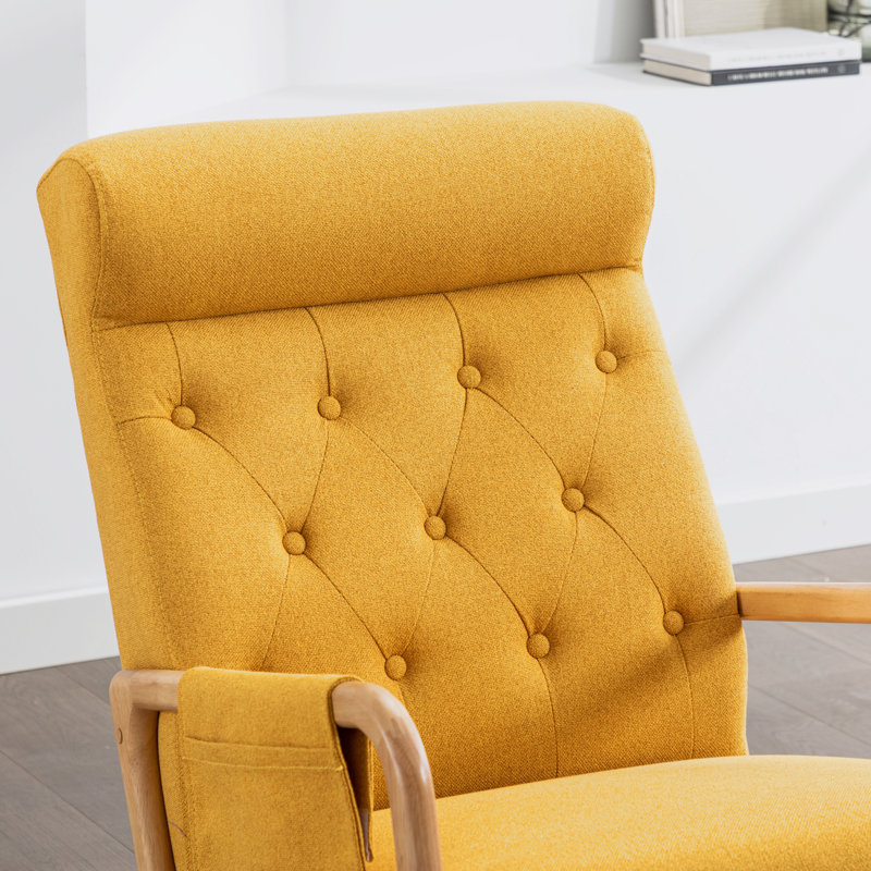 Chaises berçantes, Jaune