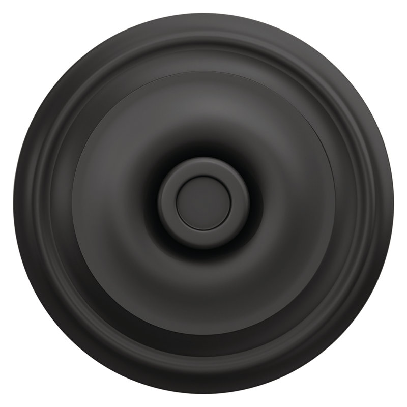 Georgian Privacy Knob Bed and Bath Lock, Distressed Nickel