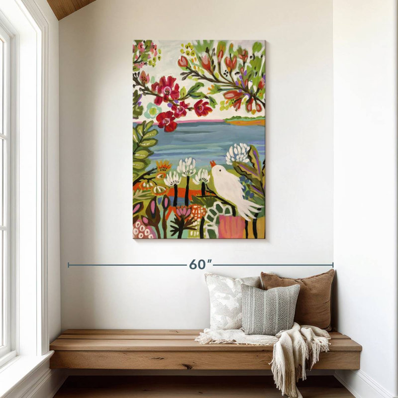 Brampt Birds In The Garden II, 45" H x 30" W