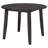 Catley 5-Piece Round Drop-Leaf Dining Set with 4 Upholstered Chairs, Dark Coffee and Ivory
