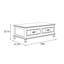 Table basse rectangulaire de style américain-714558021