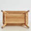 Banc en bois massif avec crochets et rangement pour chaussures Finnegan