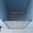 34 in.W x 72 in.H Bifold Frameless Glass Shower Door 1/4 in. Fold Glass Pivot Swing Shower Door-100913846
