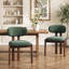 48.5 cm H Upholstered Chenille and Fabric Dining Chair-267630396-267630370