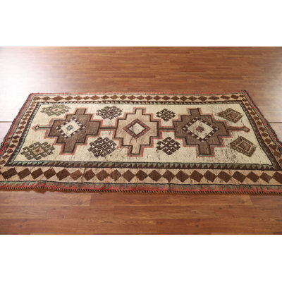Antique Vegetable Dye Gabbeh Persian Rug 4x7