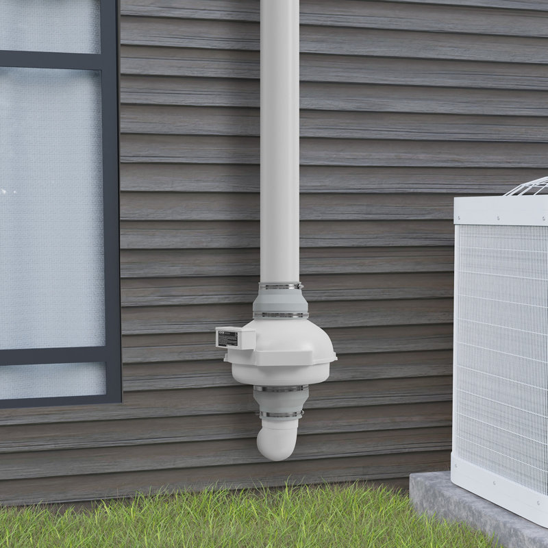 4" to 4.5" Radon Mitigation Fan System Quiet 380 CFM Inline Duct Fan Waterproof