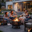 Round Charcoal Fire Pit