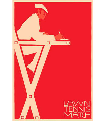 " Lawn Tennis Match "