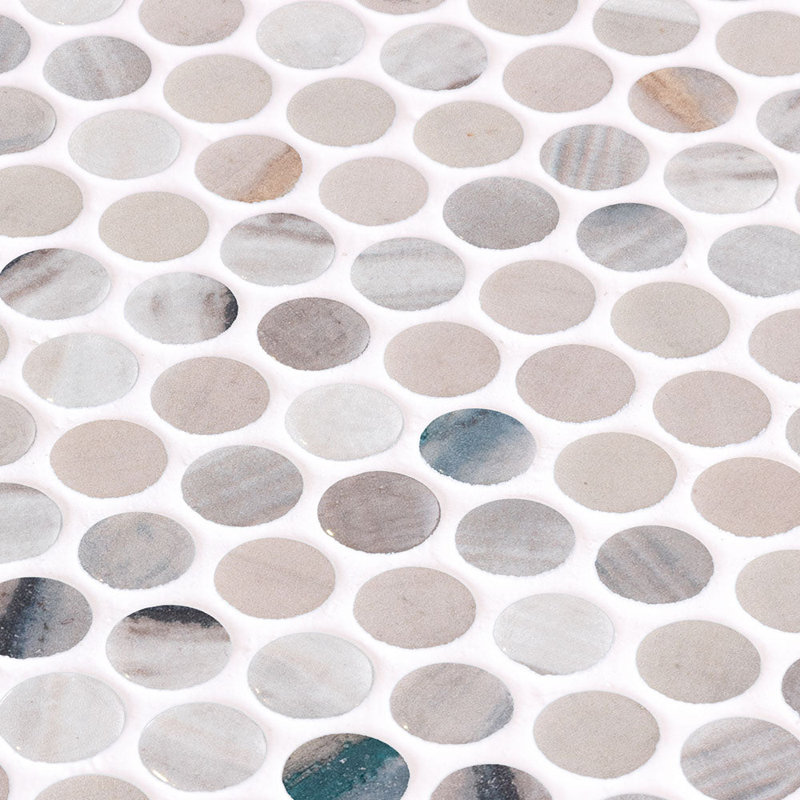 Carreau de mosaïque en verre recyclé Spectrum, Lubrifiant