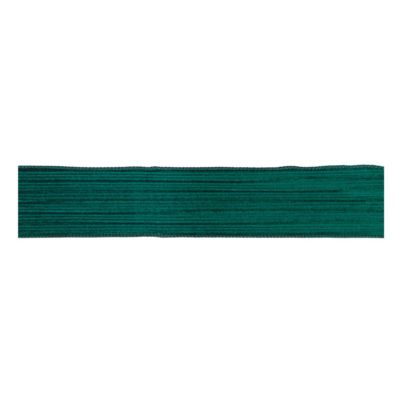 Ruban câblé émeraude 2,5 po x 10 po